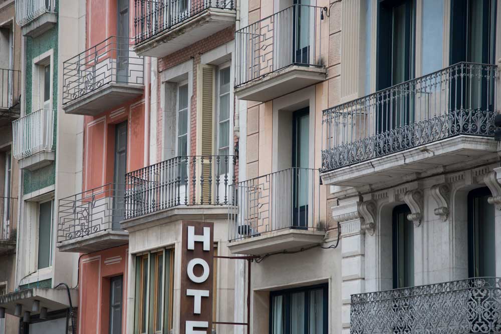 Stort hotell utifrån