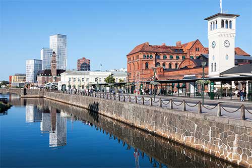 Stadsbild av Malmö