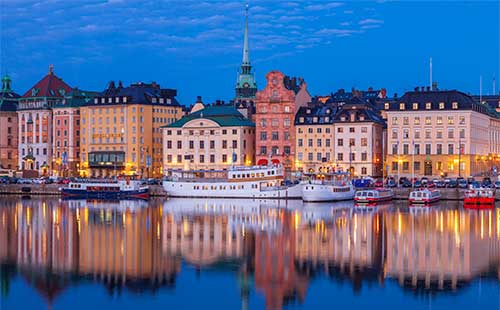 Stadsbild av Stockholm