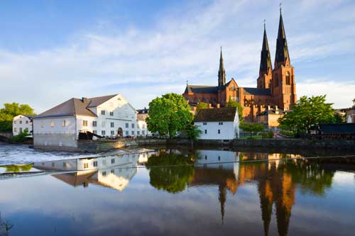 Stadsbild av Uppsala